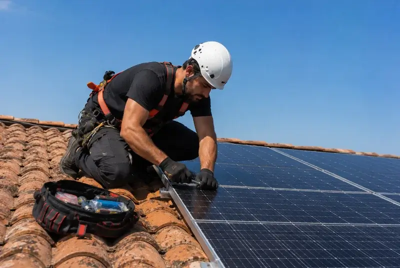 Maintenance et monitoring de panneaux solaires à Saint-Martin-d'Oney