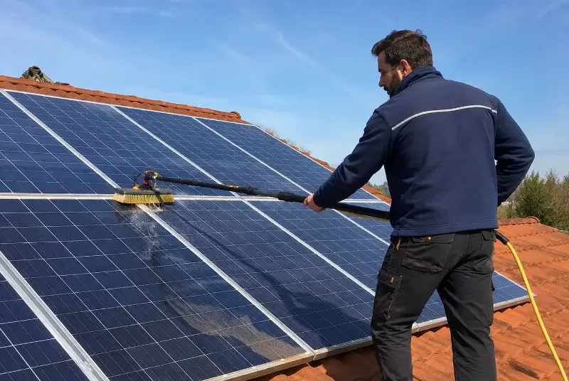 Nettoyage et entretien de panneaux solaires à Saint-Martin-d'Oney